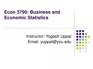 Econ 3790: Business and Economic Statistics