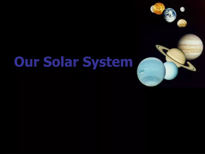 our solar system