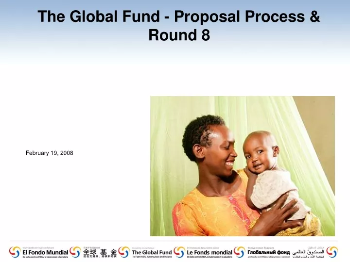 the global fund proposal process round 8