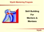 Wyeth Mentoring Program: Skill Building for Mentors & Mentees - slide 1