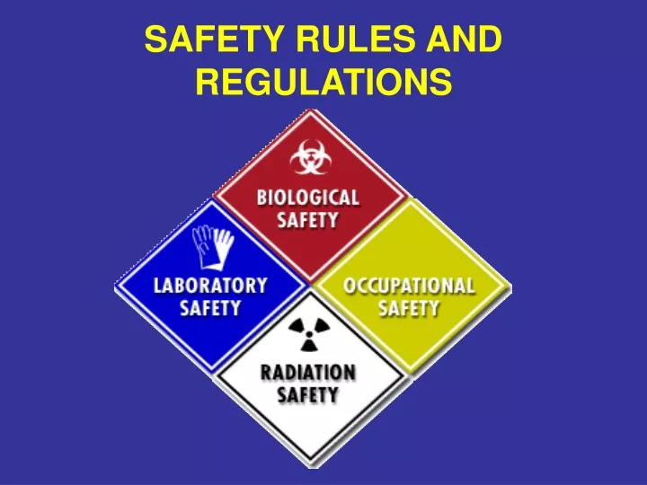 safety rules and regulations