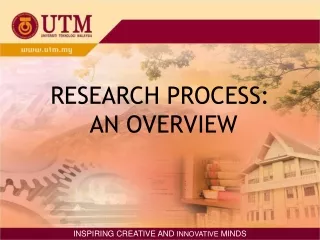 RESEARCH PROCESS:  AN OVERVIEW