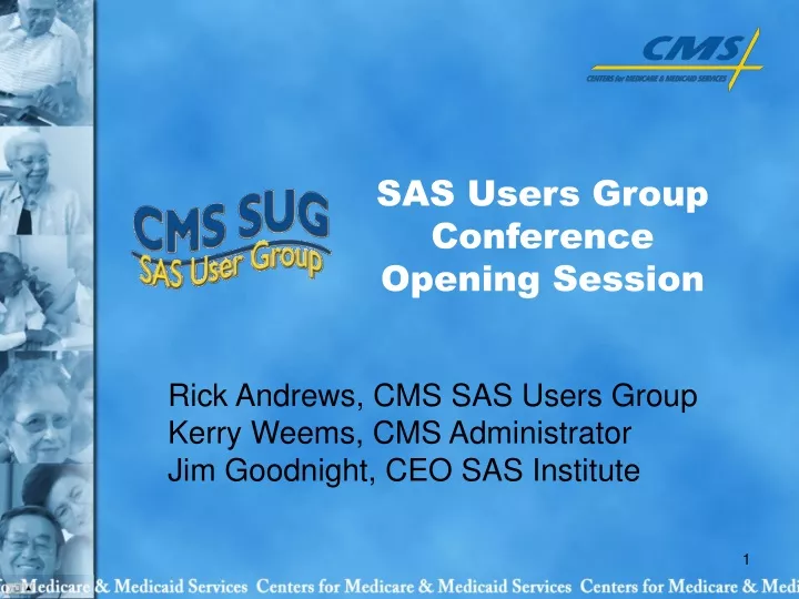 sas users group conference opening session