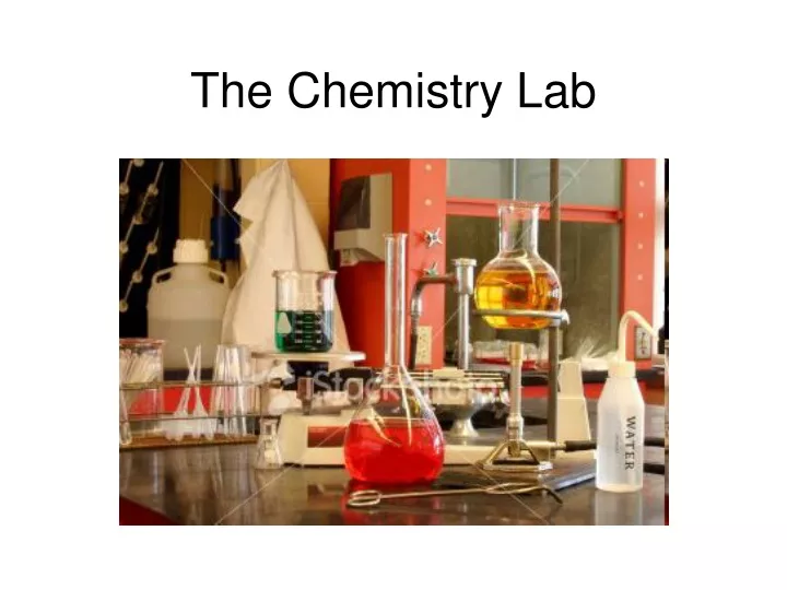the chemistry lab