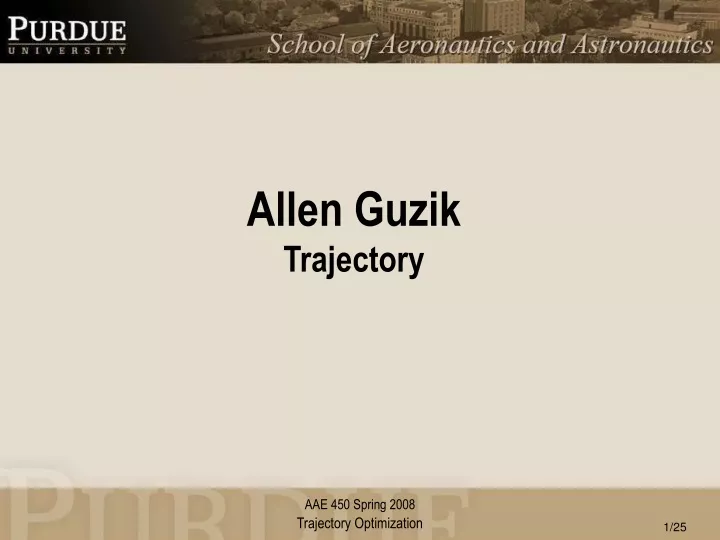 allen guzik trajectory