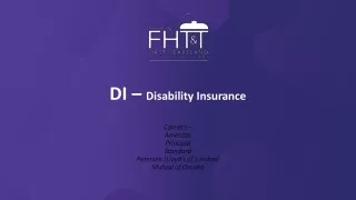 DI –  Disability Insurance