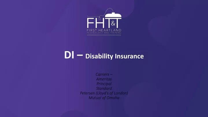 di disability insurance