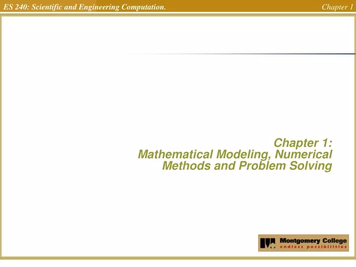 chapter 1 mathematical modeling numerical methods and problem solving