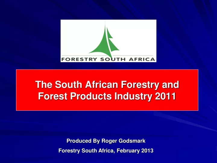 the south african forestry and forest products industry 2011