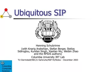 Ubiquitous SIP