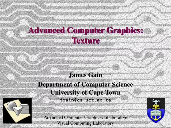 advanced computer graphics texture