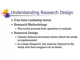 Understanding Research Design
