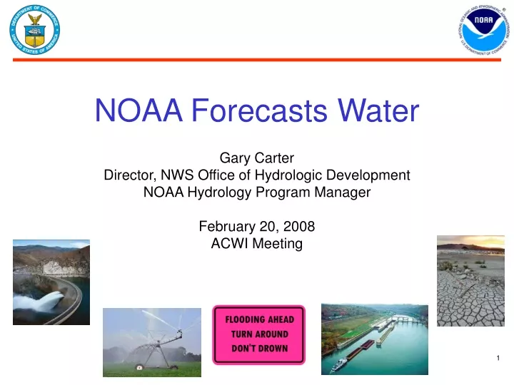 noaa forecasts water