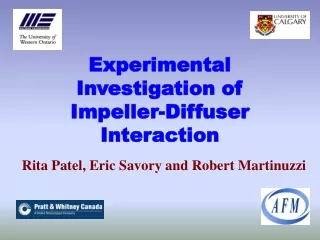 Experimental Investigation of Impeller-Diffuser Interaction