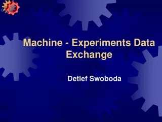 Machine - Experiments Data Exchange