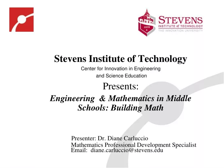 stevens institute of technology center