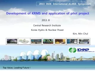 Development of KRMS and application of pilot project