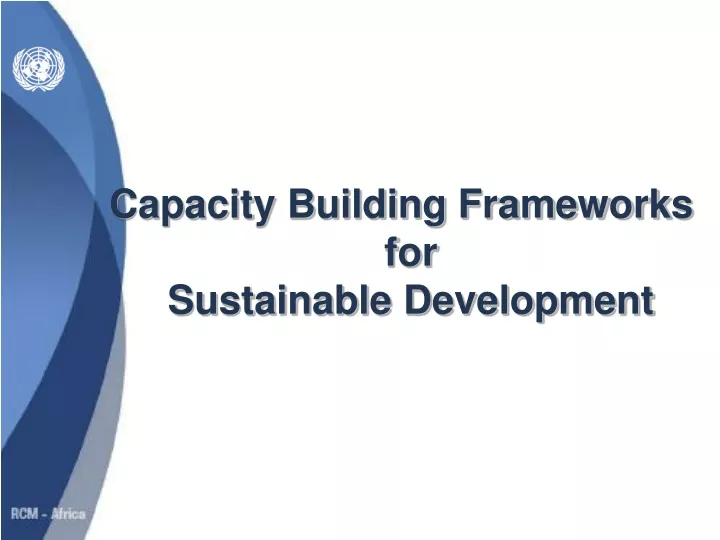 capacity building frameworks for sustainable