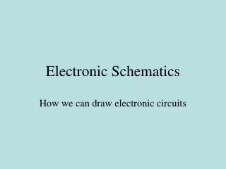 Electronic Schematics