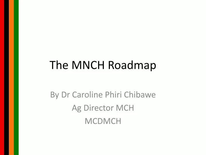 the mnch roadmap