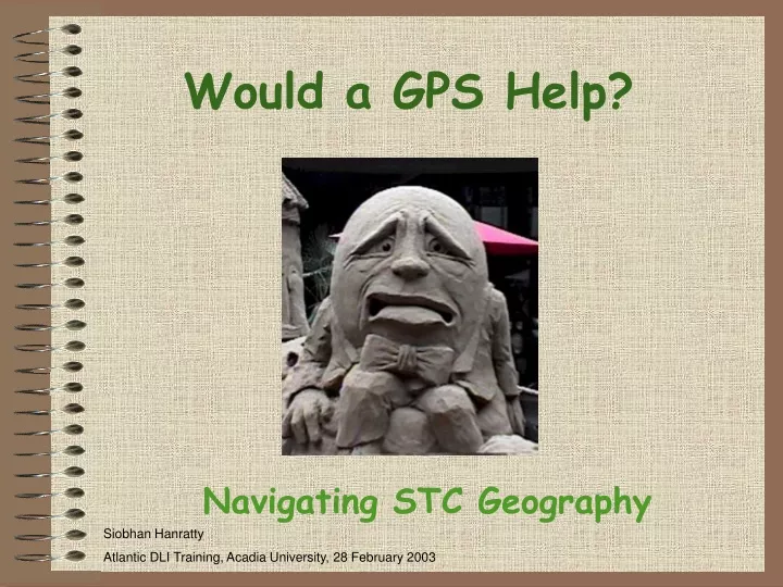 would a gps help