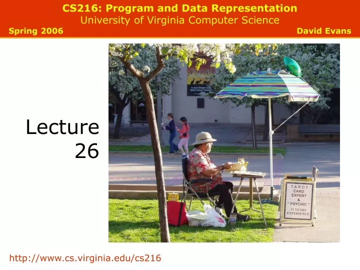 cs216 program and data representation university