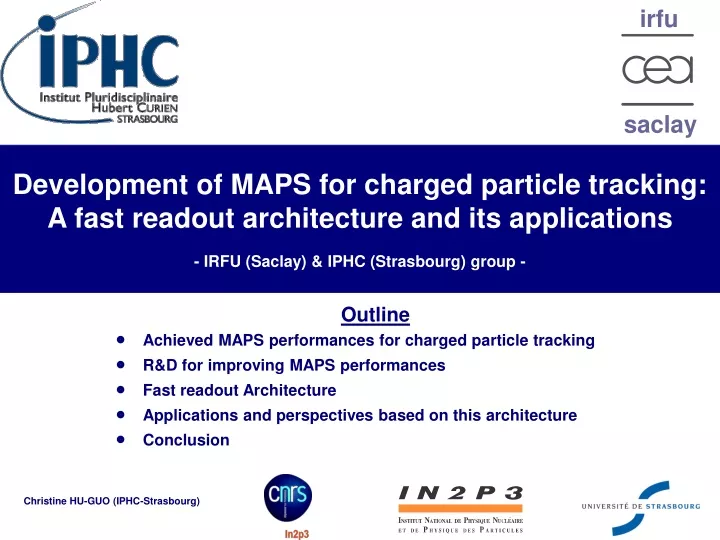 development of maps for charged particle tracking