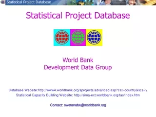 Statistical Project Database