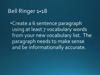 Bell Ringer 1-18