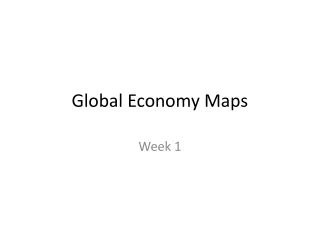 Global Economy Maps