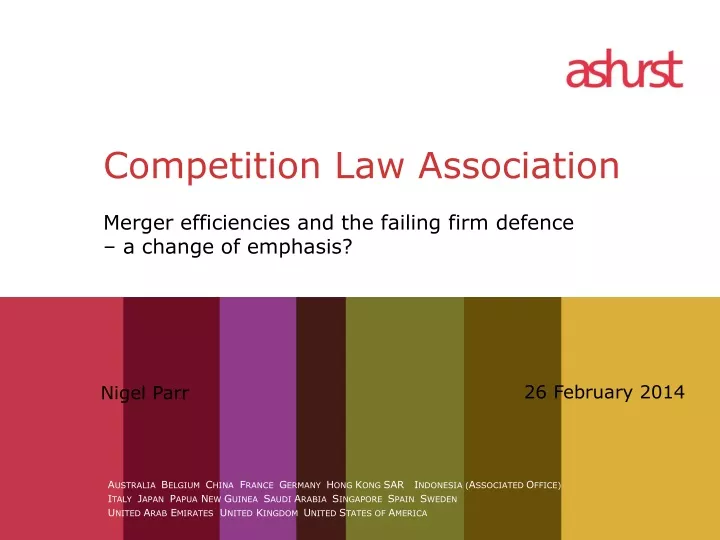 competition law association
