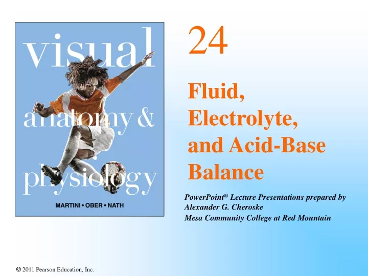 24 fluid electrolyte and acid base balance