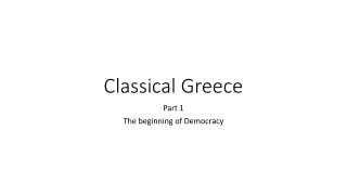 Classical Greece