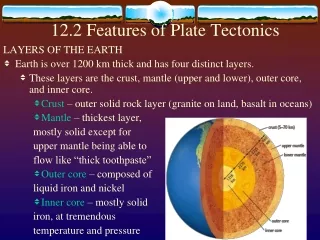 12.2  Features of Plate Tectonics