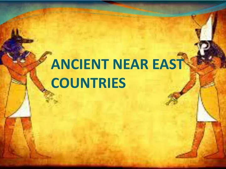 ancient near east countries