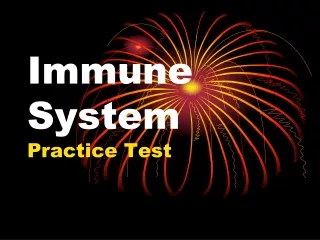 Immune System Practice Test