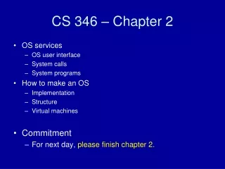 CS 346 – Chapter 2