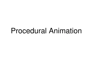 Procedural Animation