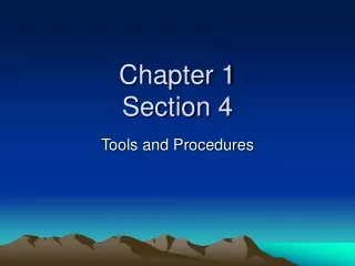 Chapter 1 Section 4