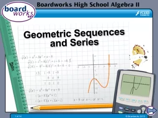 Geometric Sequences  and Series