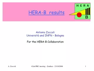 HERA-B  results