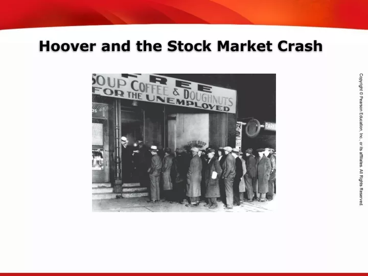 hoover and the stock market crash