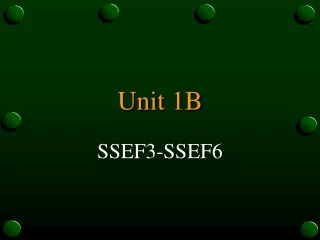 Unit 1B