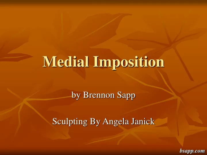 medial imposition