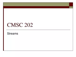 CMSC 202