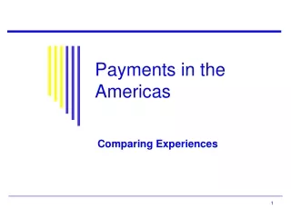 Payments in the Americas