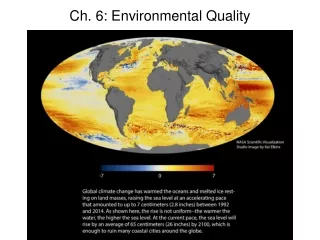 Ch. 6: Environmental Quality