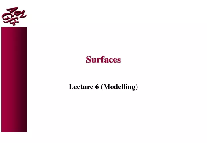 surfaces