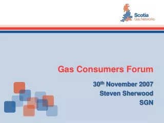 Gas Consumers Forum