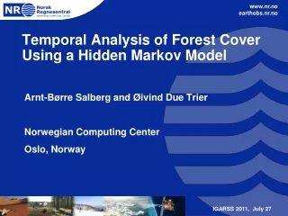 Temporal Analysis of Forest Cover Using a Hidden Markov Model